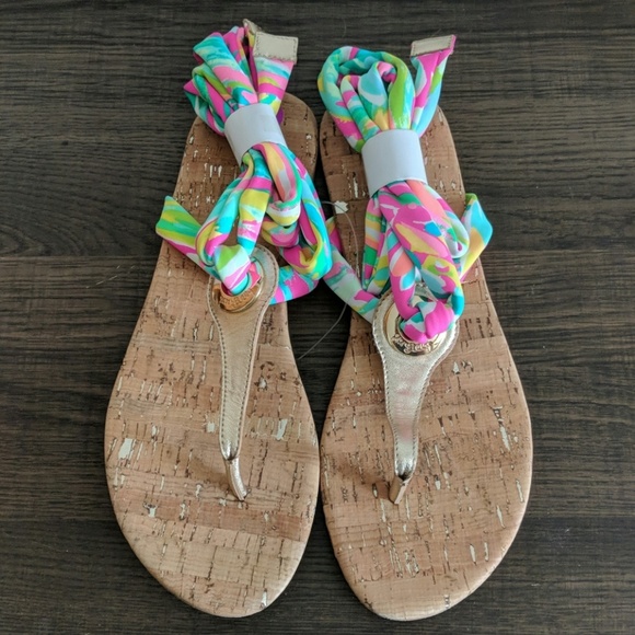 {Lilly Pulitzer} NWT Harbor Sandals - Picture 5 of 7